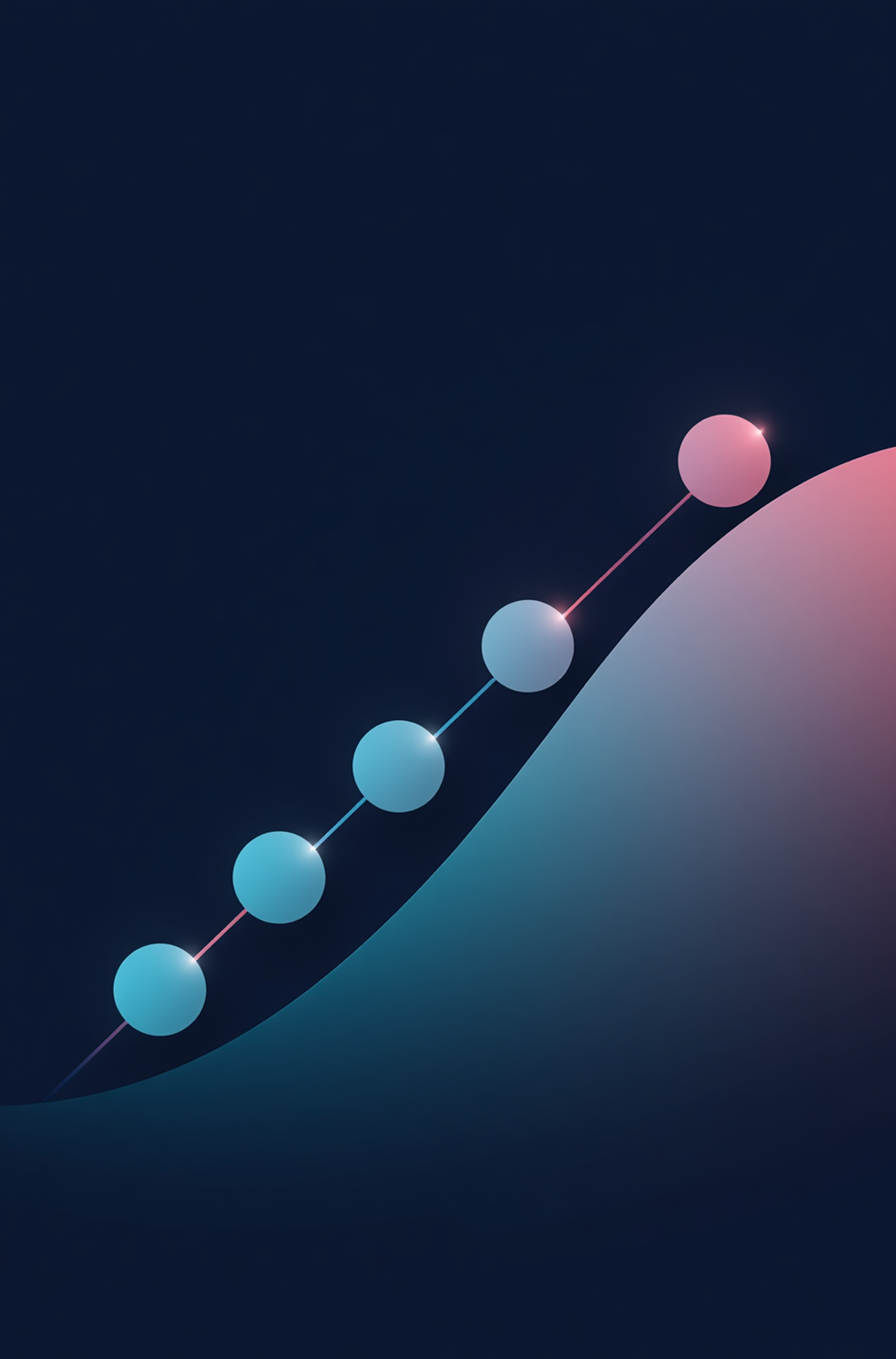 Abstract growth path illustration representing the SkillsBridge methodology